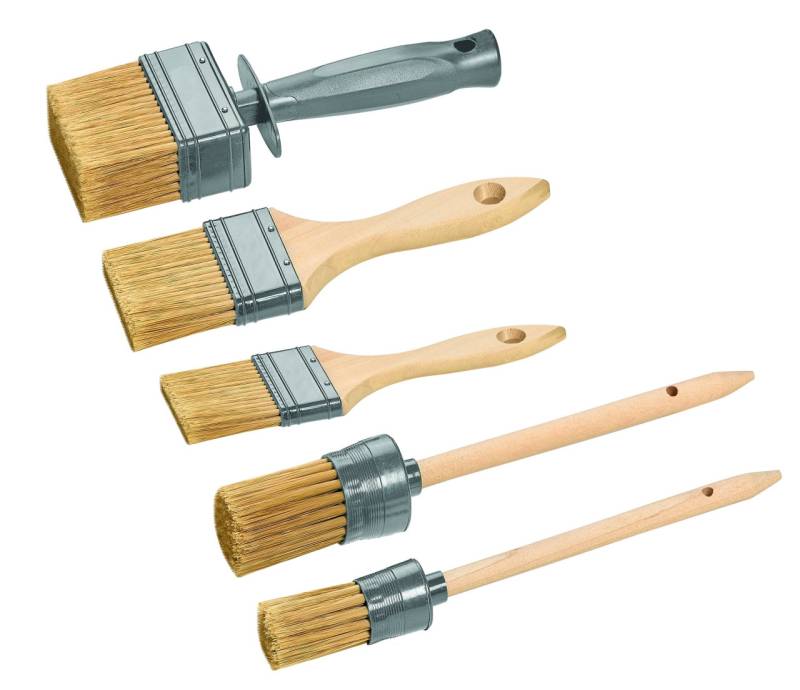 Basic Pinsel-Set 5-teilig inkl. Flachstreicher von Color Expert
