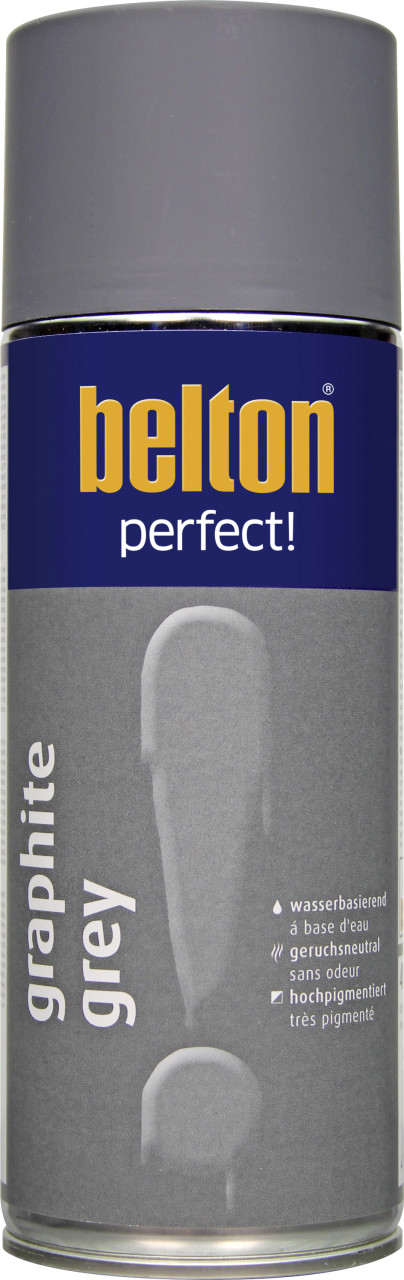 Belton perfect Lackspray 400 ml Graphite grey seidenmatt von belton