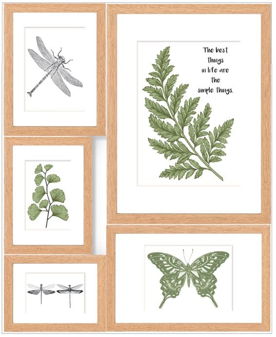Bilderrahmen Collage Simple Things 5 Fotos 53 x 65 cm Bilderrahmen Collage Simple Things 5 Fotos 53 x 65 cm von Weitere