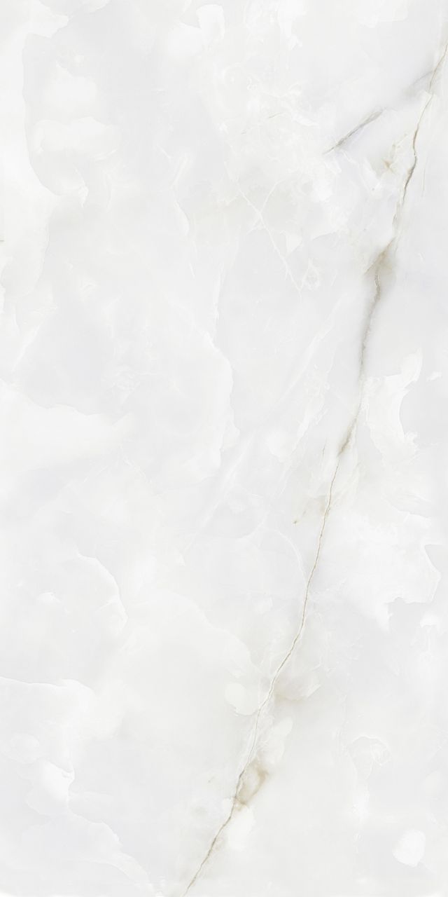 Bodenfliese Feinsteinzeug Bianco Christal 120 x 240 cm weiß von Euro Stone