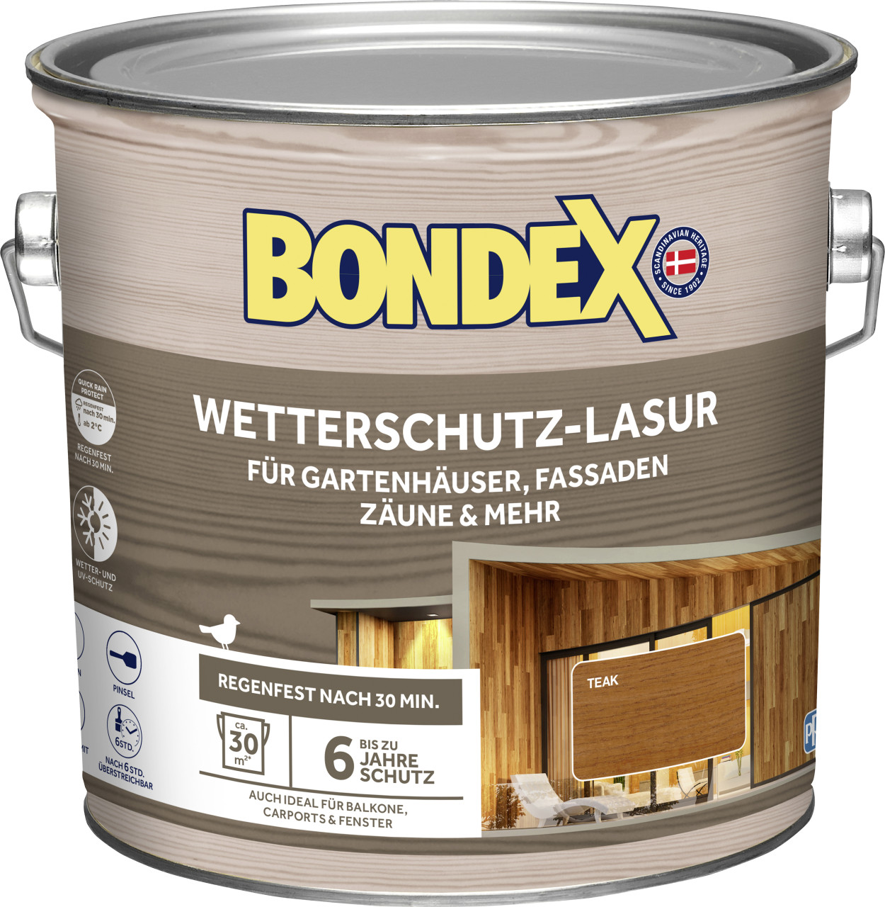 Bondex Wetterschutzlasur 2,5 L teak von Weitere