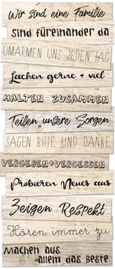 Deco-Canvas Bild - Familiensinn 30 x 70 cm von Weitere