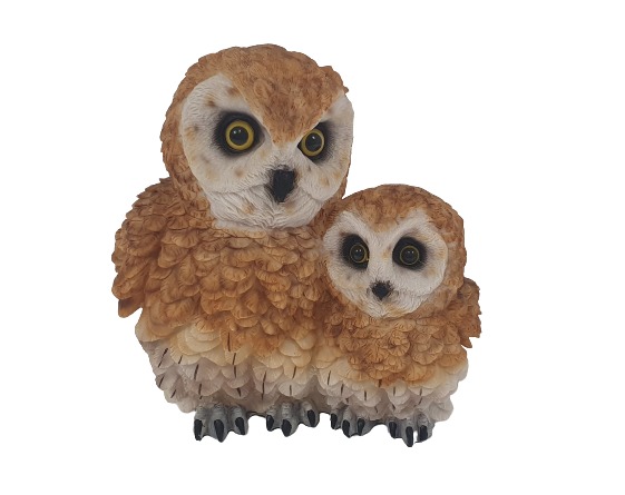 Dekofigur Eulenpaar 25 x 23 cm braun Dekofigur Eulenpaar 25 x 23 cm braun von FD