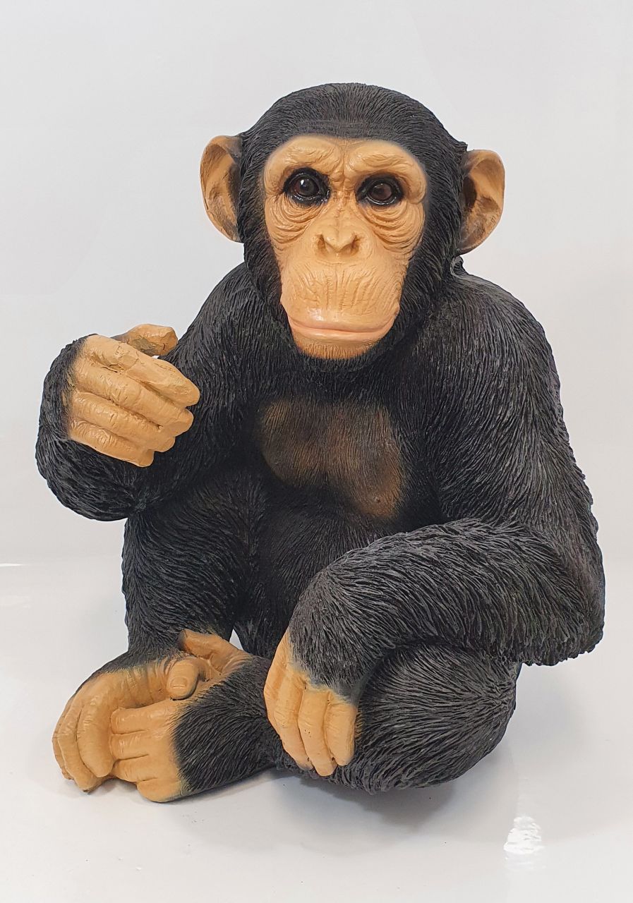 Dekofigur Schimpanse 52 x 46 x 37 cm von Weitere