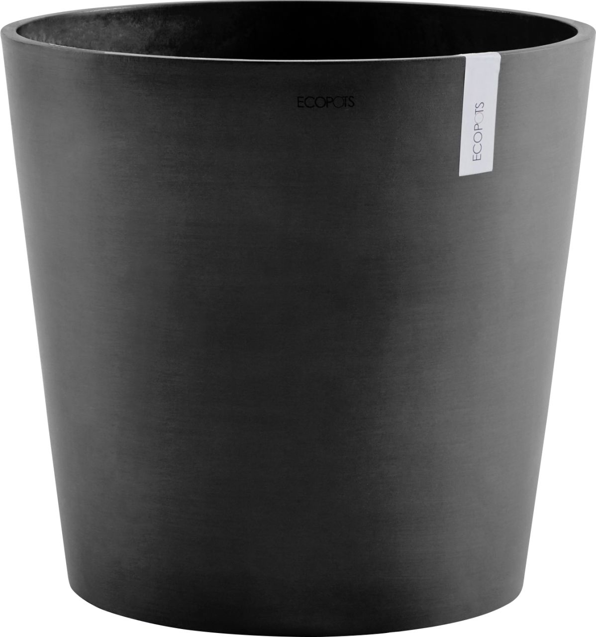 Ecopots Pflanztopf Amsterdam Ø 50 x 43,8 cm dunkelgrau von Ecopots