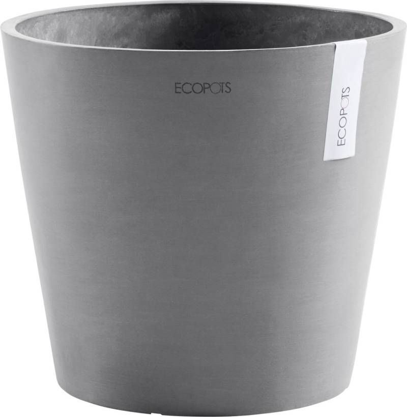 Ecopots Pflanztopf Amsterdam Ø 40 x 35 cm grau von Ecopots