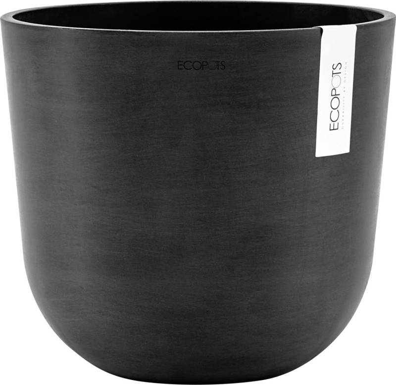 Ecopots Pflanztopf Oslo Ø 25 x 21,8 cm dunkelgrau von Ecopots