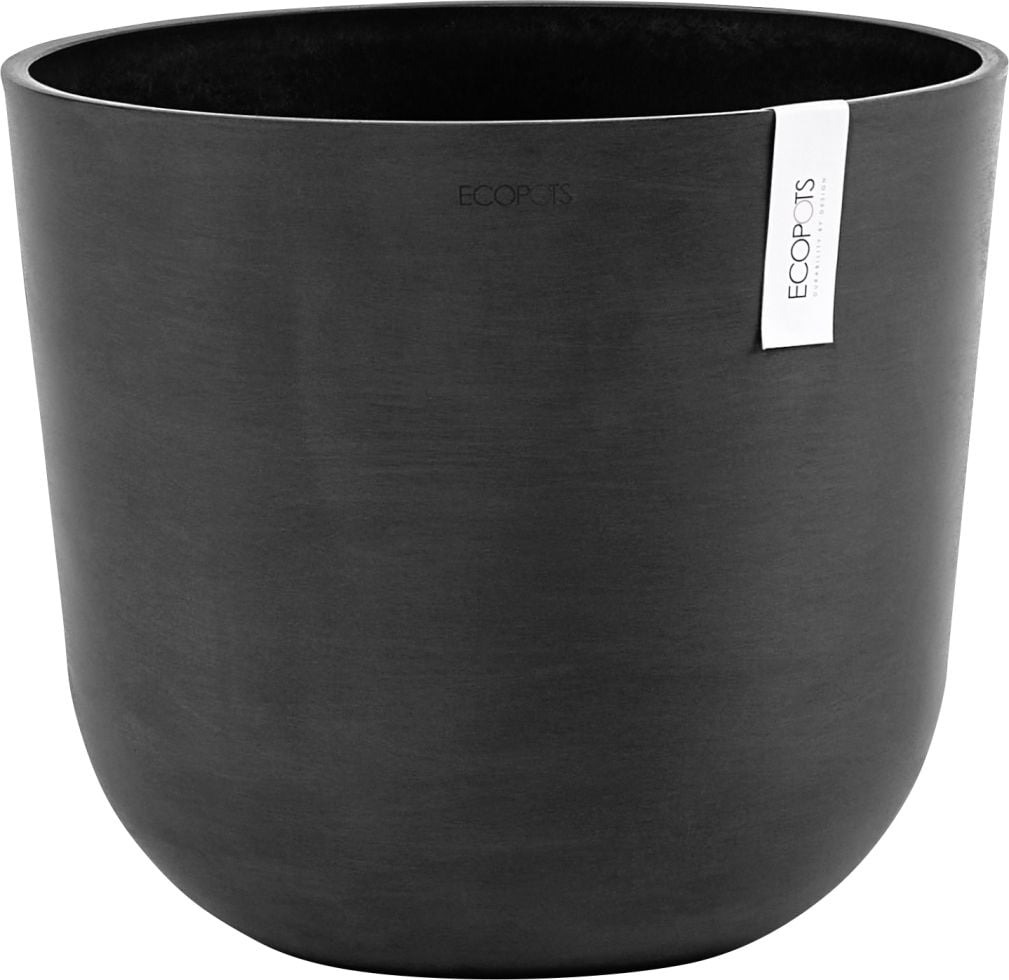 Ecopots Pflanztopf Oslo Ø 35 x 30,5 cm dunkelgrau von Ecopots