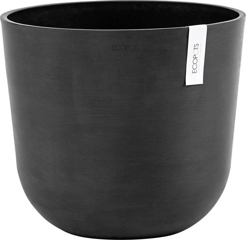 Ecopots Pflanztopf Oslo Ø 35 x 30,5 cm dunkelgrau von Ecopots