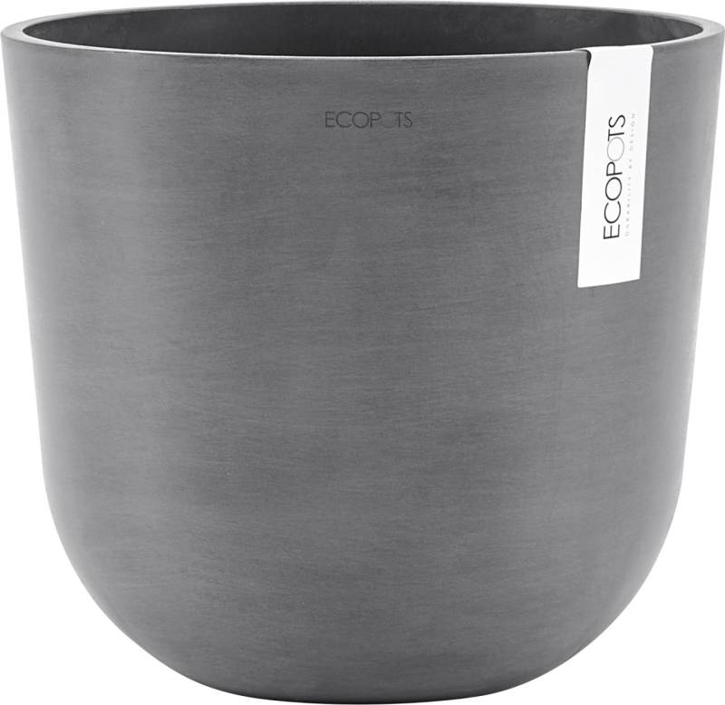 Ecopots Pflanztopf Oslo Ø 25 x 21,8 cm grau von Ecopots