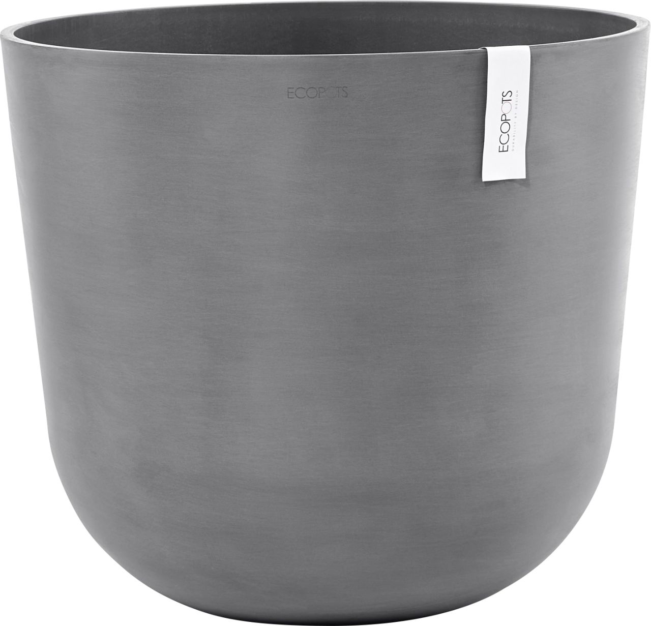 Ecopots Pflanztopf Oslo Ø 55 x 47,9 cm grau von Ecopots