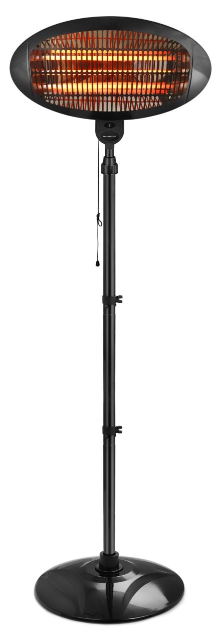 Emerio Terrassenheizstrahler 2000 Watt, Höhe 1,80 - 2,10 m von Emerio