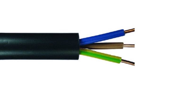 Erdkabel NYY-J 3 x 1,5 - 10 Meter, schwarz von Weitere