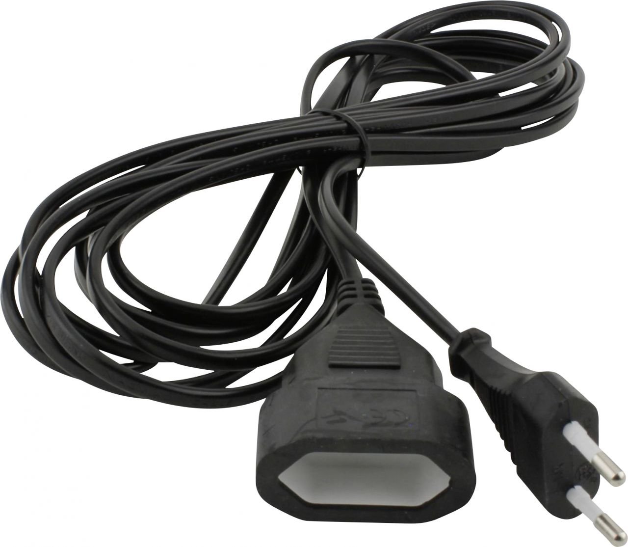 Unitec Verlängerungskabel Innen 5 Meter H03VVH2-F, schwarz, Flachstecker Unitec Verlängerungskabel Innen 5 Meter H03VVH2-F, schwarz, Flachstecker von Weitere