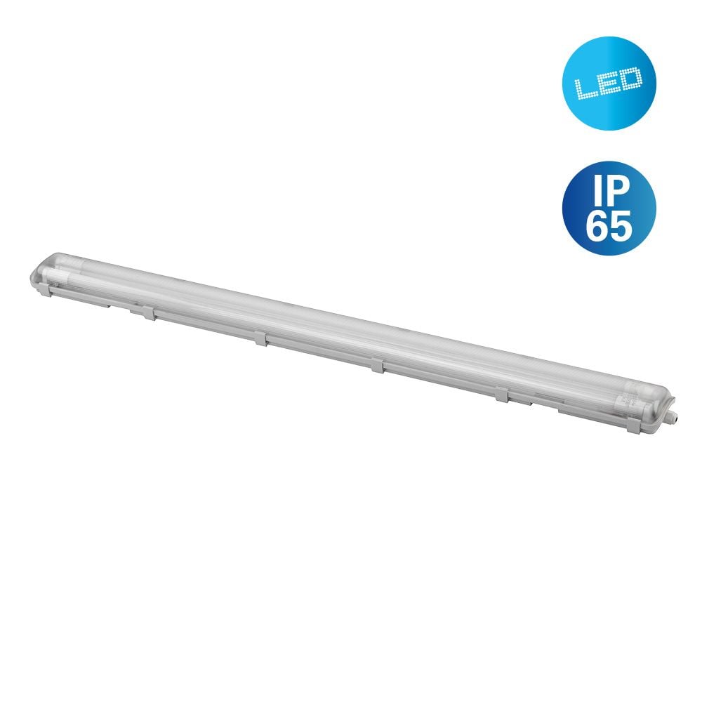 Feuchtraumleuchte Pipe 2flammig 150 cm T8, G13, 2x24 Watt, 4800 lm, 4000 K Feuchtraumleuchte Pipe 2flammig 150 cm T8, G13, 2x24 Watt, 4800 lm, 4000 K von Weitere