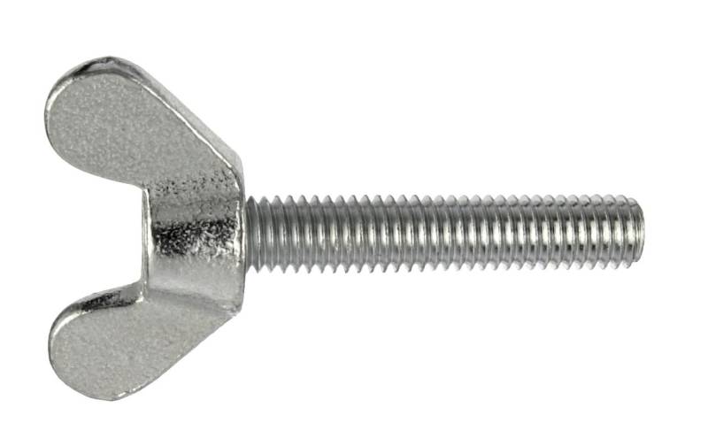 Flügelschrauben M4 x 30 mm, 6 Stück von Connex
