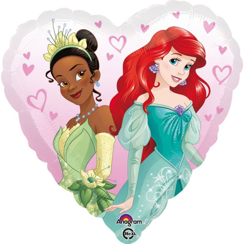 Folienballon Disney Prinzessinnen - Herz 43 cm von Amscan