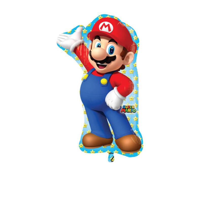 Folienballon Mario 55 x 83 cm von Amscan
