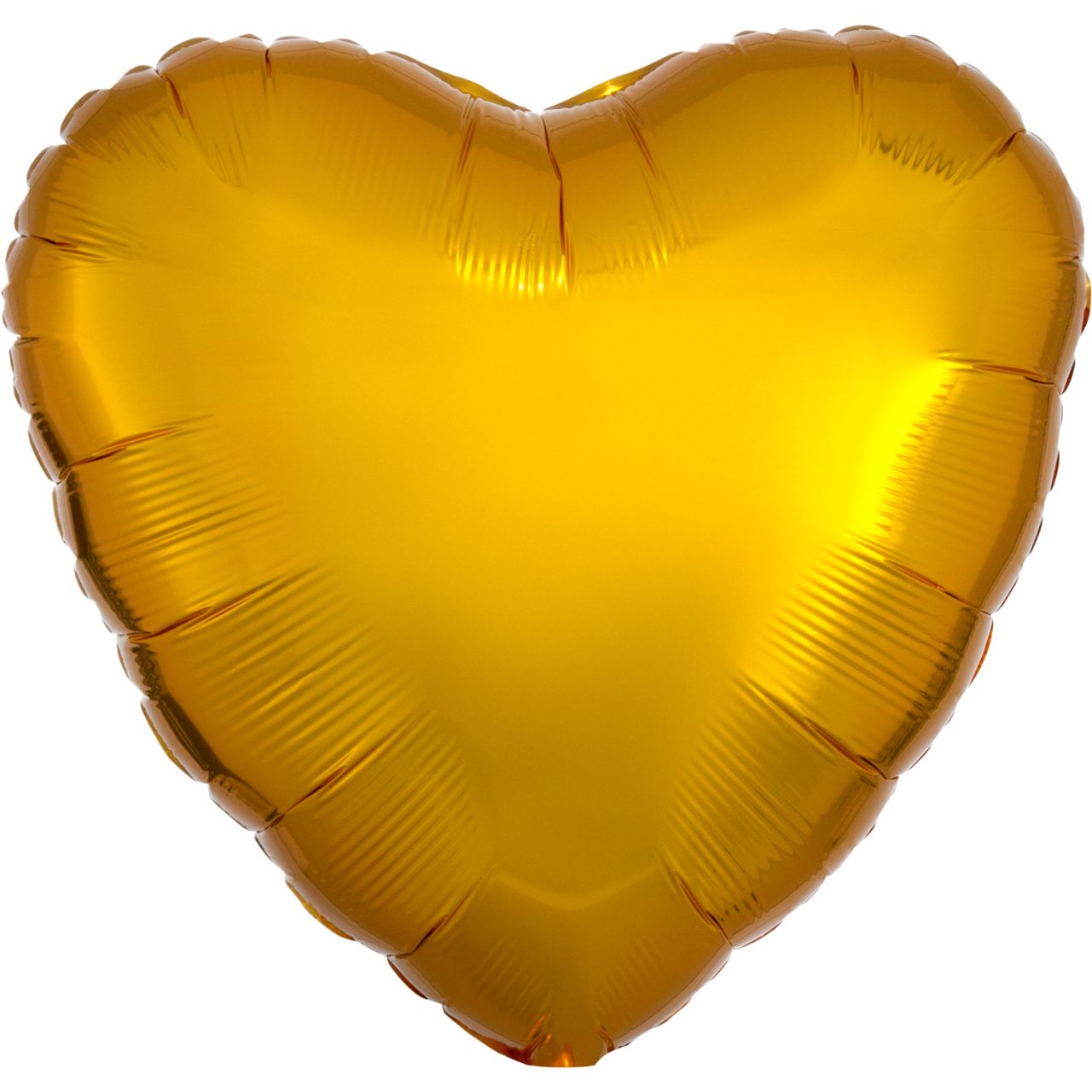 Folienballon Metallic Gold Herz 43 cm von Weitere