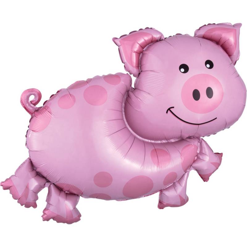Folienballon Schwein 89 cm von Amscan