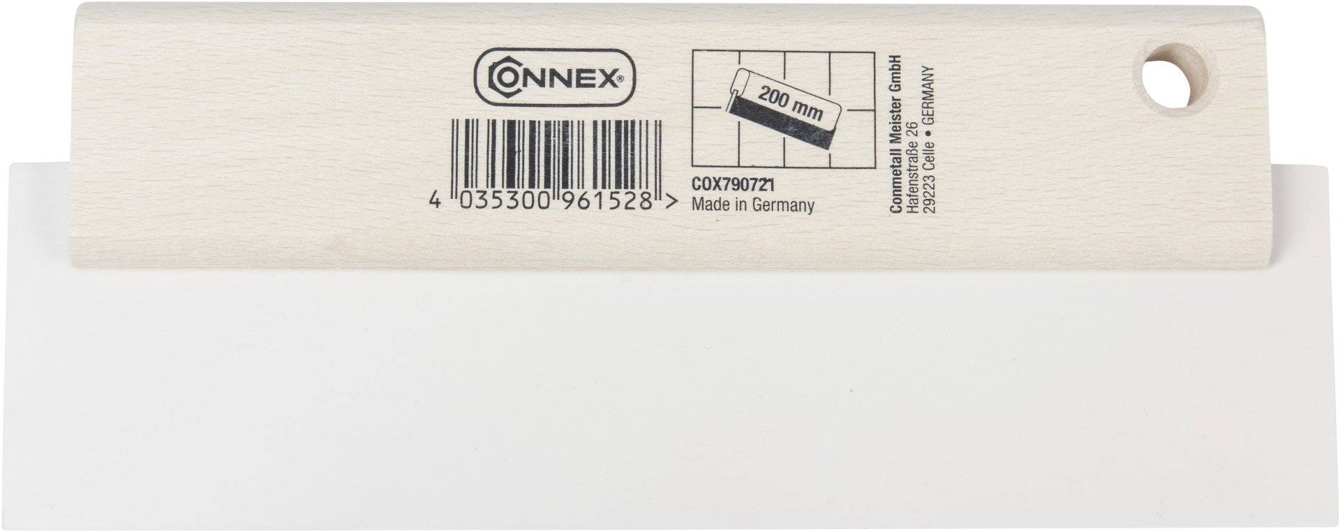 Fugengummi 200 mm weiß Abriebfestes Gummiblatt weiß mit Holzrücken von Connex