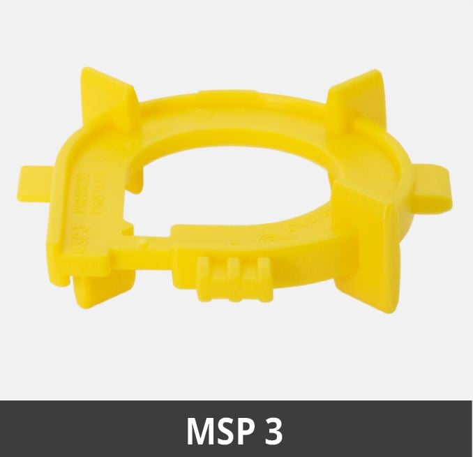 Fugenkreuz für Feinsteinzeug 3in1 Multispacer gelb - 100 Stk. Fugenkreuz für Feinsteinzeug 3in1 Multispacer gelb - 100 Stk. von Weitere