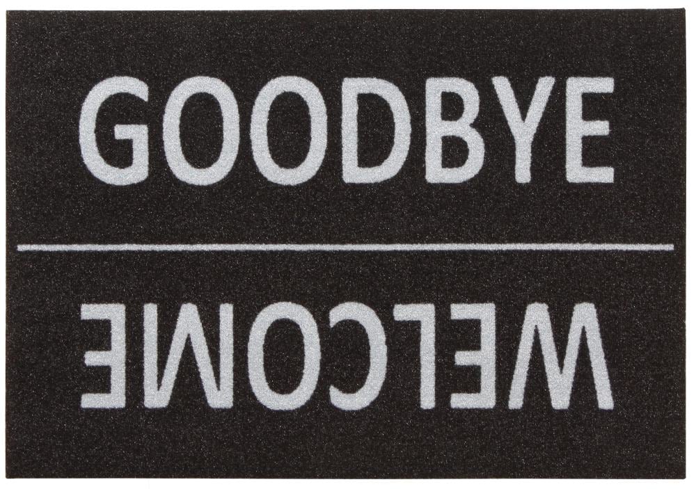 Fußmatte Diavolo Welcome/Goodbye black, 39 x 58 cm Fußmatte Diavolo Welcome/Goodbye black, 39 x 58 cm von Weitere