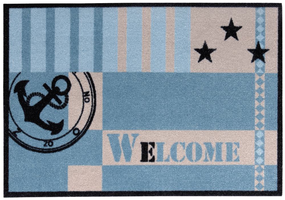 Fußmatte Metopolita Welcome blue, 39 x 58 cm von Weitere