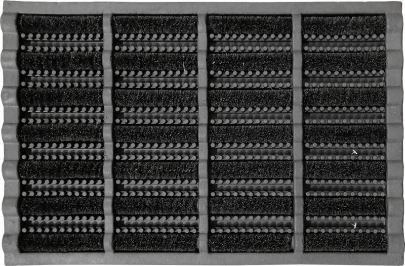 Fußmatte Robusta 40 x 60 cm schwarz grau von Andiamo