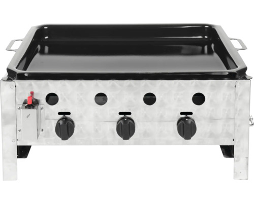 Gasbräter 3 Brenner Grillgerät Gastro Bräter Edelstahl 71 X 555 X 295 Cm B-Ware von Weitere