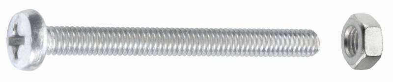Connex Gewindeschrauben M4 x 30 mm PH 2 Linsenkopf - 10 Stk. von Connex