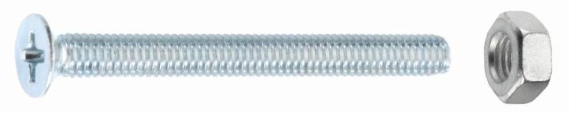 Connex Gewindeschrauben M6 x 20 mm PH 3 Senkkopf - 8 Stk. von Connex