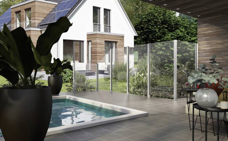 Ambiente Glaszaun Dekor 00/01 120 x 180 cm gehärtetes 8 mm Glas Ambiente Glaszaun Dekor 00/01 120 x 180 cm gehärtetes 8 mm Glas von ambiente