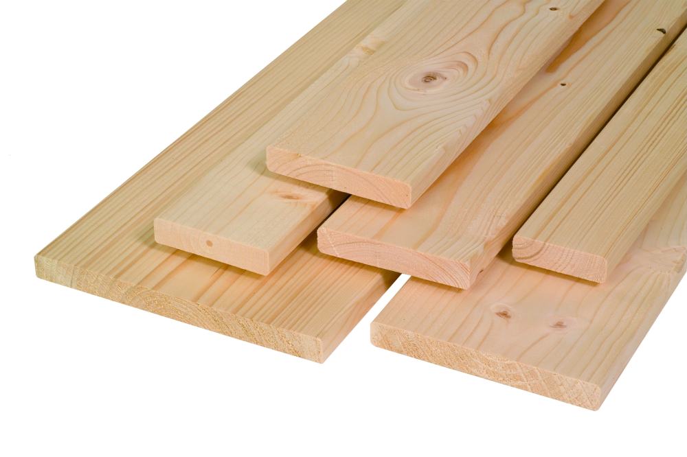 Glattkantbrett Fichte Tanne 200 x 10 cm 18 mm 4-seitig gehobelt von Weitere