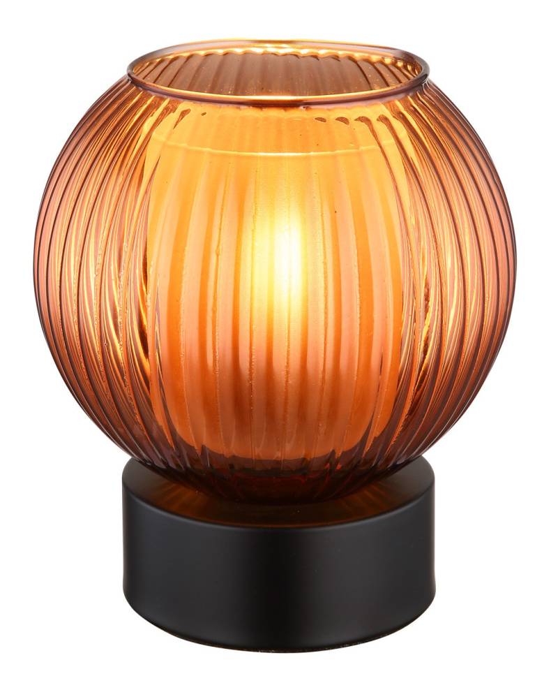 Globo Tischleuchte Zumba schwarz bronze 17 x 15 cm E27 von Globo