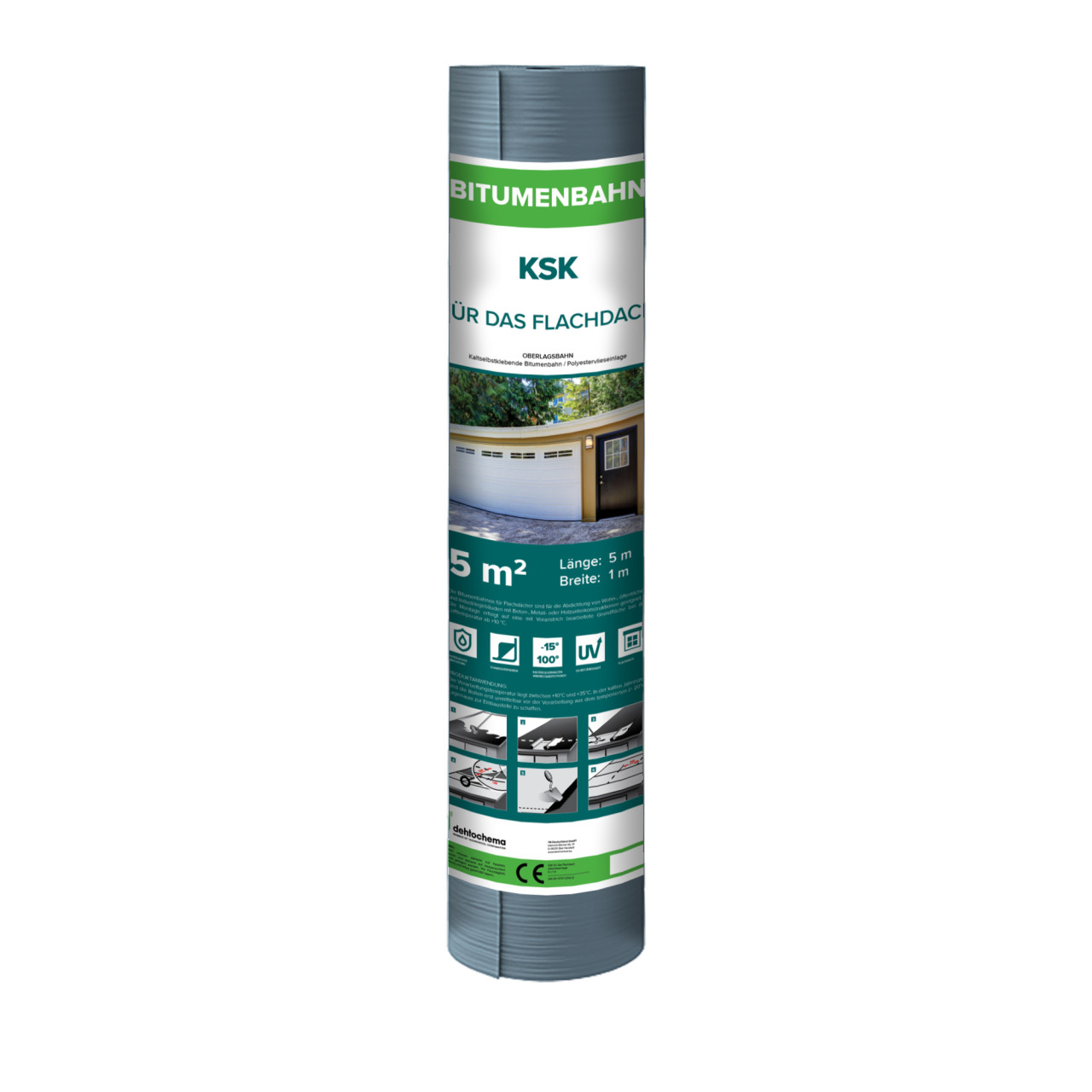 Hamann Bitumen Abdichtungsbahn Flachdach selbstklebend 5 m² Hamann Bitumen Abdichtungsbahn Flachdach selbstklebend 5 m² von Weitere