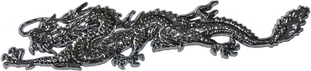 Hermann Schütz Relief-Chrome-Tattoo Dragon 160x35mm von Hermann Schütz