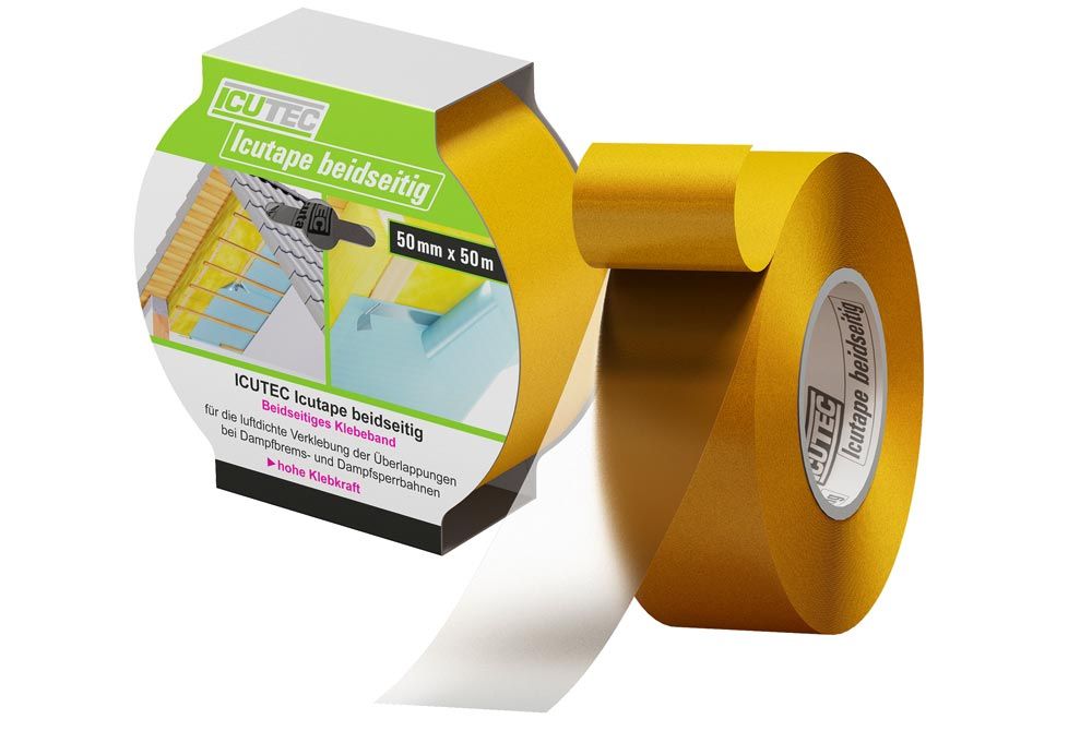 ICUTEC Klebeband Icutape beidseitig  50 m x 5 cm von ICUTEC