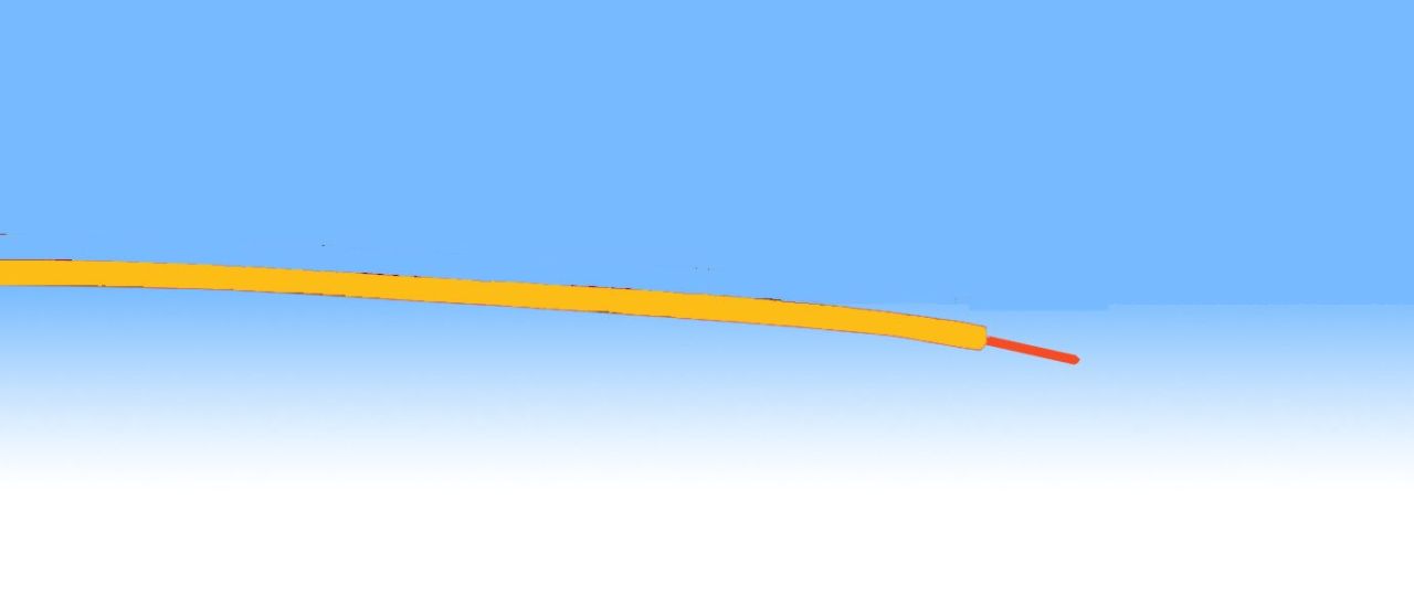 Klingeldraht YK 1 x 0,6 - 20 Meter, gelb von Weitere