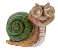LED Dekofigur Solar Schnecke Rolling Eyes 21–26 cm warmweiß beige-grün LED Dekofigur Solar Schnecke Rolling Eyes 21–26 cm warmweiß beige-grün von Weitere
