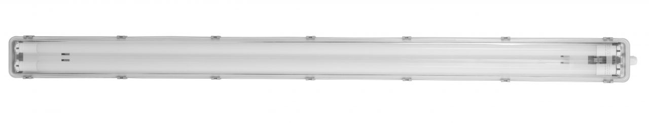 LED Feuchtraumleuchte Marina 2-flammig 120 cm 2x18 W, G13, 1800 lm, weiß von Nino Leuchten