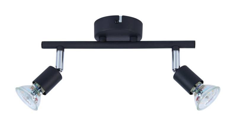 LED Leuchten 2er Spot Linos 2 schwarz 25 x 11 cm warmweiß LED Leuchten 2er Spot Linos 2 schwarz 25 x 11 cm warmweiß von Weitere