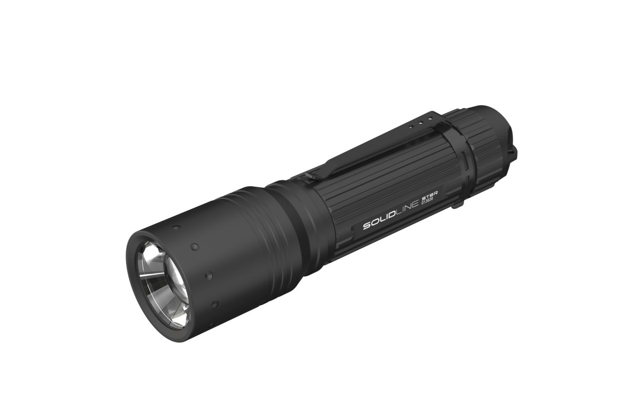 Ledlenser LED Taschenlampe Solidline ST8R  600 lm, Li-Ion, schwarz von LEDLENSER