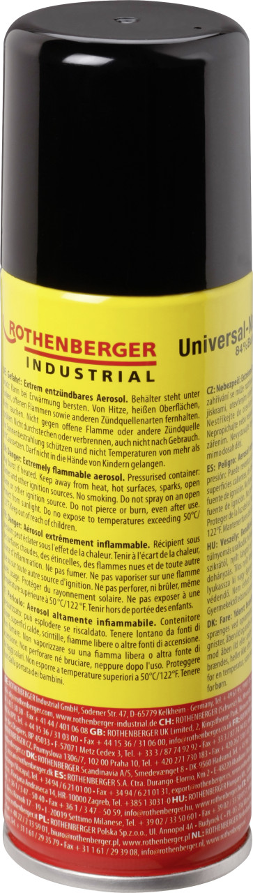 Nachfüllkartusche Universal-Gas 100 ml mit Düsenadapter von Rothenberger