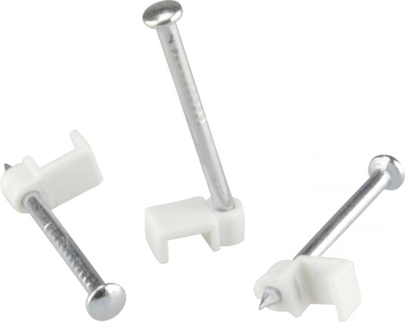 Nagelschelle für Zwillingsleitung weiß 50x Nagelschelle für Zwillingsleitung weiß 50x von Weitere