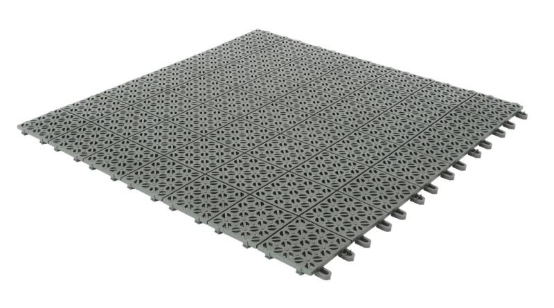 ONEK Kunststoff-Klickfliese anthrazitl 56 x 56 x 1 cm 1 Stück von Weitere