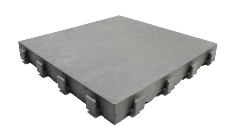 ONEK WPC-Klickfliese betongrau 40 x 40 x 4,5 cm 1 Stück von Weitere