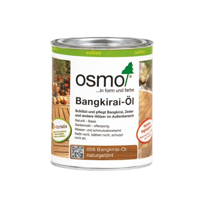 Osmo Bangkirai-Öl 750 ml naturgetönt von Osmo