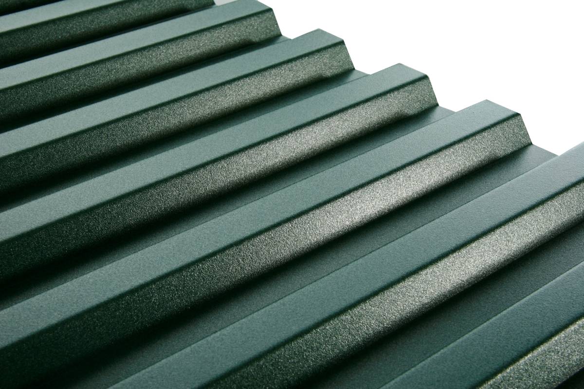 PVC-Wellplatte Trapez 70/18 200 x 90 cm 1,2 mm grün von Weitere