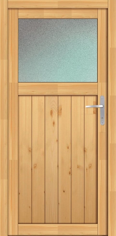 Panto Nebeneingangstür Holz NET501-88 88 x 200 cm DIN rechts von Panto